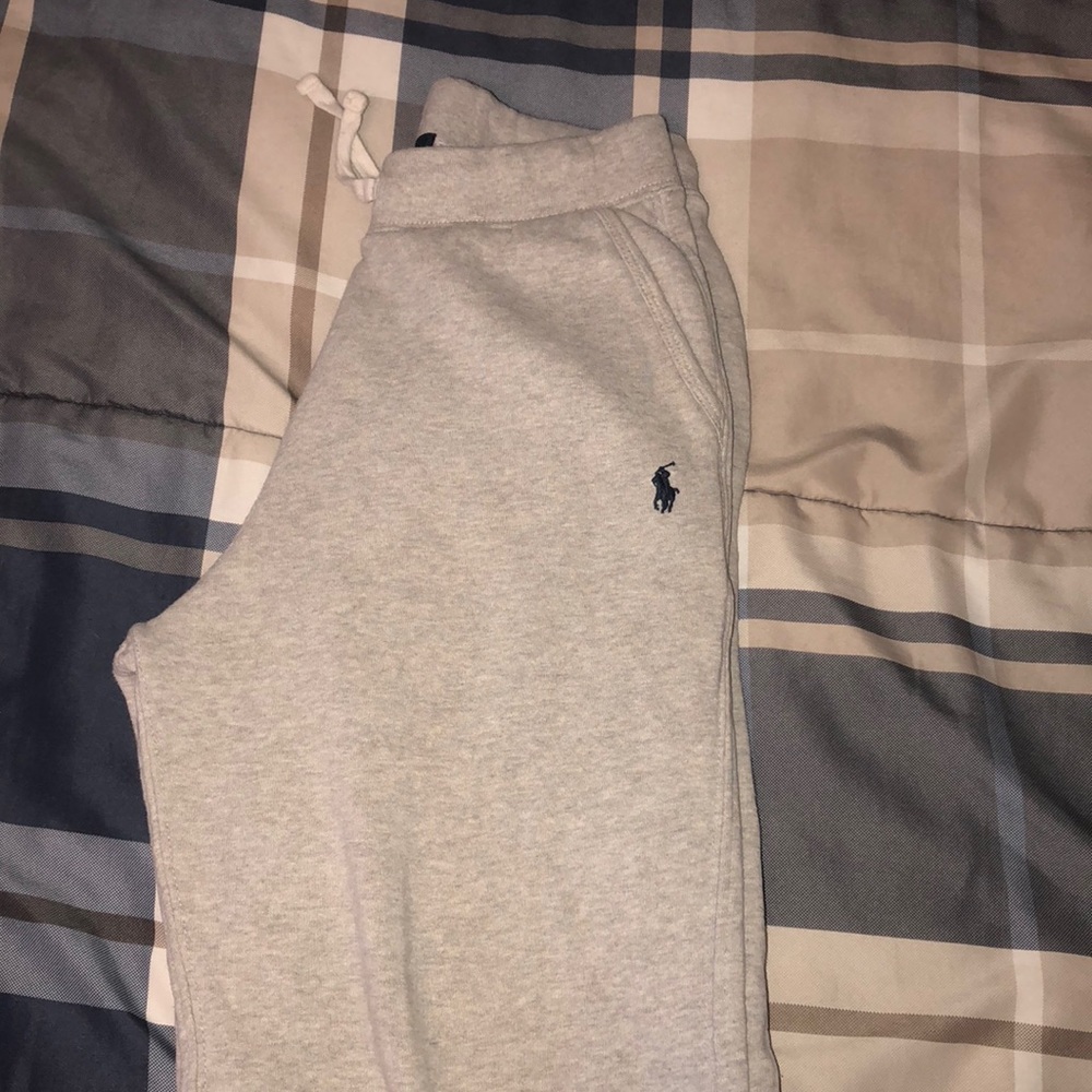Gray Polo Sweat Pants